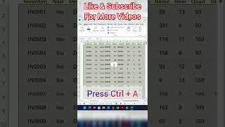 Autofit column width in excel | #excel #exceltips #exceltricks #trending #office