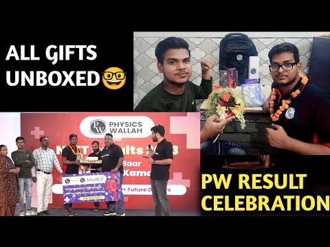 GIFTS WE GOT AT PHYSICS WALLAH 🔴LIVE RESULT CELEBRATION 🎉NEET 2023 Score 685 AIR 1210