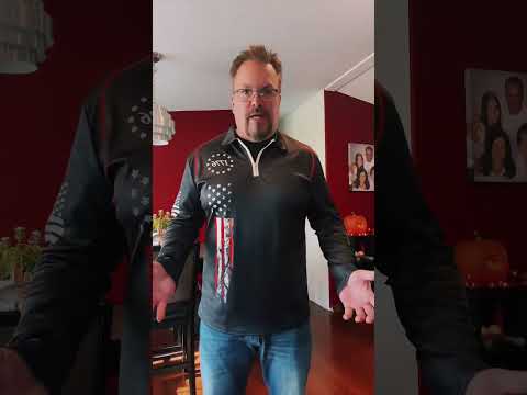 1776 Print Long Sleeve Polo