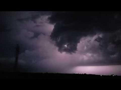 Lightning storm going across the country in Wyoming/Utah area.  Great show!