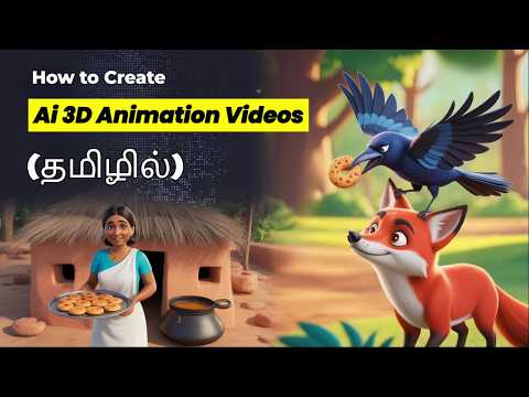 How to Create 3D Animation Videos using Ai in Tamil | Paati Sutta vadai kathai | veo3 tutorial tamil