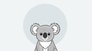 Koala Breathing For Big Emotions | Calm Down Breathing Exercise for Kids | Gentle Circle Breathing 