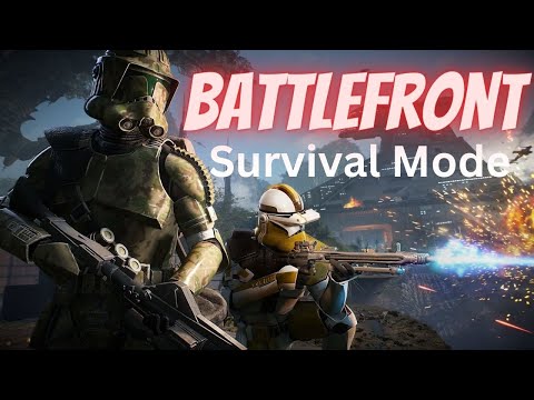 Playing Battlefront Survival mode on Hoth!