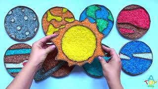 Learn Planets and Do Crafts for BABY 🪐🌎🔭 | Mercury Venus Earth Mars Jupiter Saturn Uranus Neptune