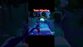 Fortnite - Train Hijacking #fortnite #fortniteclips #gaming #fortnitememes #funny  #trainhijacking