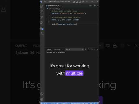 Unpacking Lists and Tuples in Python #coding #programming #python