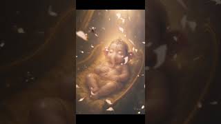 🪔✨ The Divine Awakening of Baby Ganesha | When the Lord of Wisdom Opens His Eyes ✨🪔 #viral #bhakti 🙏