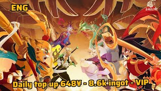 Immortal Tao 3 idle private server - daily top up 648¥ - 8.6k ingot - VIP ( X7Game )