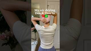 My air drying routine 👼✨🫶🏻 #haircare