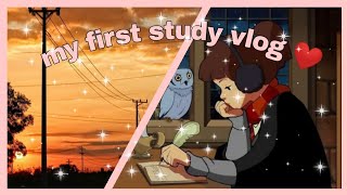 My first study vlog #10 grader 🍁