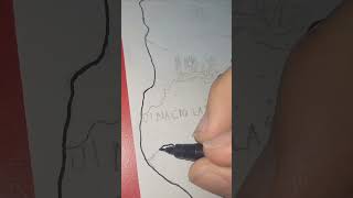 Uruguay Map - Part 1 #uruguay #flagdrawing #map #mapdrawing  #uruguaya