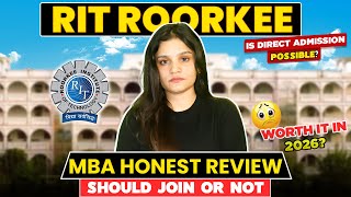 RIT Roorkee MBA Full Review | Low Budget College 😱 | Fees, Admission Process & Placements | Packages
