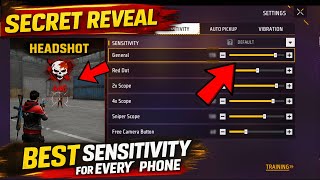 BEST HEADSHOT SENSITIVITY SETTINGS FOR EVERY PHONE | Free Fire Setting 2026 |