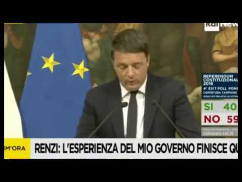 Renzi si dimette