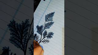 pine tree 🌲 drawing🎨 #shorts #utubeshorts #pinetree #easydrwaing #projectworkdesignsimple