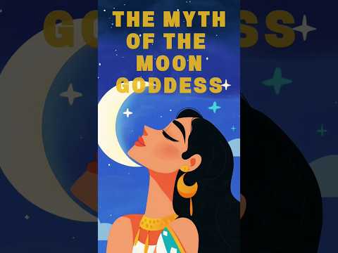 The myth of the moon goddess. #mythology #bedtimestory #sleepstory #moon #shorts