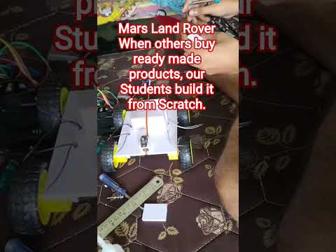 Mars Land Rover Design and Implementation #stem #robotics #learning #aiml #practicallearning #math