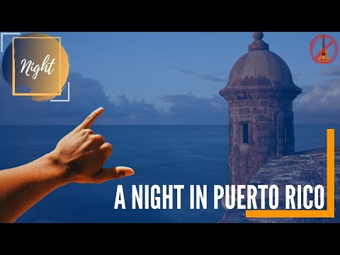 An Enchanted Night In Puerto Rico | No Music just Natural Sounds