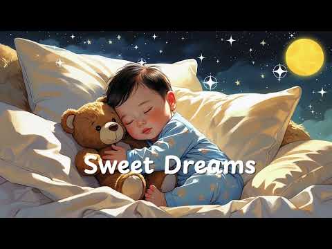 🌙 1 Hour Sweet Dreams Lullaby 🌙 | Gentle Instrumental Sleep Music for Babies