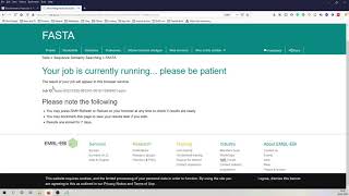 Bioinformatics Practical 5-  Pairwise alignment using FASTA