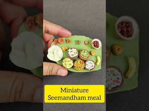 Miniature seemantham variety rice|  #seemanthamfunction #babyshowerreturngifts #seervarisai