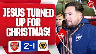 Jesus Turned Up For Christmas! (Marty) | Arsenal 2-1 Wolves