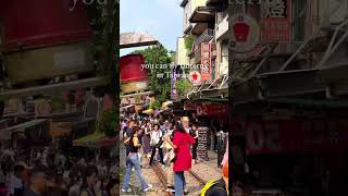 Shifen Old Street is a must visit👀 #shifen #taiwantravel #oldstreet #taipeitravel #taiwan