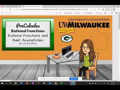 Graphing Rational Functions