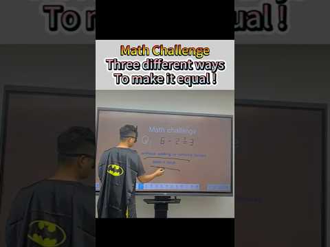 Three different answers to this Math Challenge!#challenge #math #mathchallenge #JAVBoard