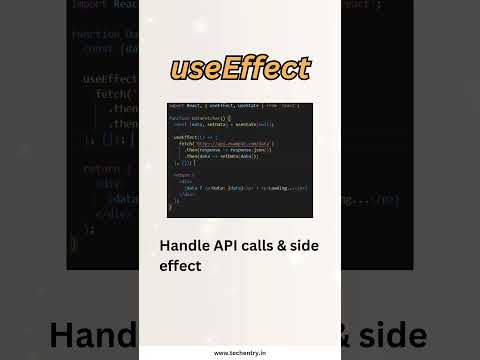 React Hooks Explained! Master useState, useEffect & More 🚀