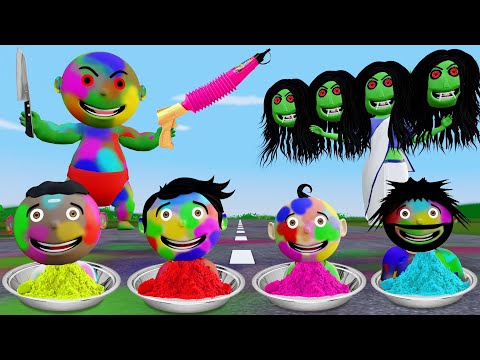 Holi Hai Bhai Holi Hai | Holi Wala Cartoon | Happy Holi Cartoon | Holi Celebration 2024