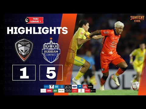 HIGHLIGHTS : Thaileague 1 2024/25 นัดที่ 15 นครราชสีมา มาสด้า เอฟซี 1-5 บุรีรัมย์ ยูไนเต็ด