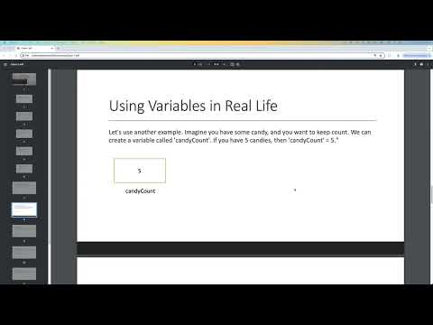 Python - Introduction to Variables | For kids and anyone who is starting to learn to code