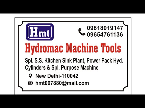 Hydraulic press machine | Deep Draw | Cushion type | Hydraulic | Press machine | Hmt | Machine | Ton