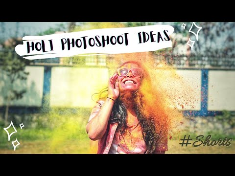 Holi Photoshoot Ideas || Holi Theme Photoshoot | Best photography Ideas For Holi || Holi 2021#shorts