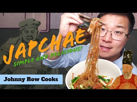 Japchae - Korea's #1 stir fried noodle recipe | Johnny Row Cooks