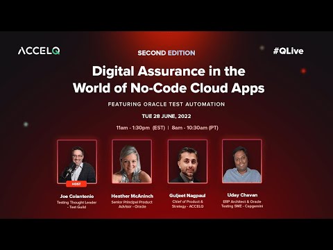 QLIVE Second Edition Digital Assurance in the World of No-Code Cloud Apps (Oracle)