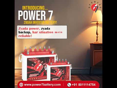 Unstoppable power, anytime, anywhere — with Power 7 Inverter Battery#UnstoppablePower