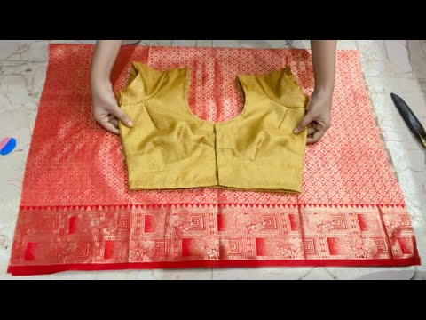 ✂️ब्लाउज पे ब्लाउज रख कर कटिंग कैसे kre How to make beginners ke liye Blouse cutting  Hindi tutorial