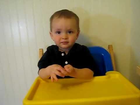 16 month old Baby Signing