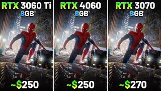 RTX 3060 Ti vs RTX 4060 vs RTX 3070 in 2025 | Test in 12 Games | 1080p