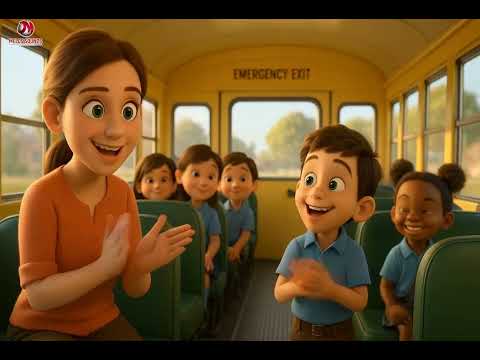 School Bus Ride 🚌 | Kids First School Trip | Kids School Bus Journey