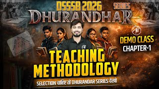 DSSSB 2026 | Teaching Aptitude Demo Class | Dhurandhar Series Chapter-1 | TM by Rohit Vaidwan Sir |