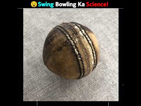 The science behind swing bowling..!! 😵