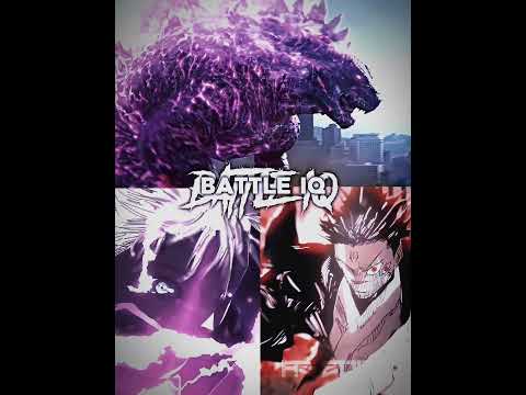 GODZILLA VS SUKUNA AND GOJO.                                         #edit