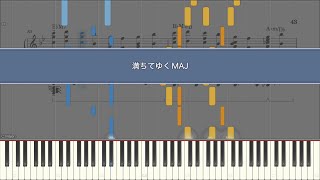 【Transcription】Fujii Kaze - Michi Teyu Ku (Overflowing) - Live ver. - 【Synthesia】【KazeFujii】