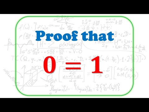 Proof that 0 = 1 | Can you spot the mistake? | Math Trick