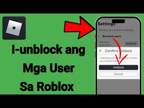 Paano i-unblock ang isang tao sa Roblox (2025)