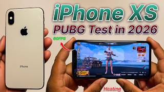 iPhone XS PUBG Test in 2026🔥| iphone xs bgmi test in 2026, Heating, Battery & FPS Test