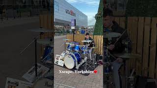 #CapCut #Breakeven by #thescript #live #shorts #busking #xscape #tune #script #1billionstreams ❤️🥁